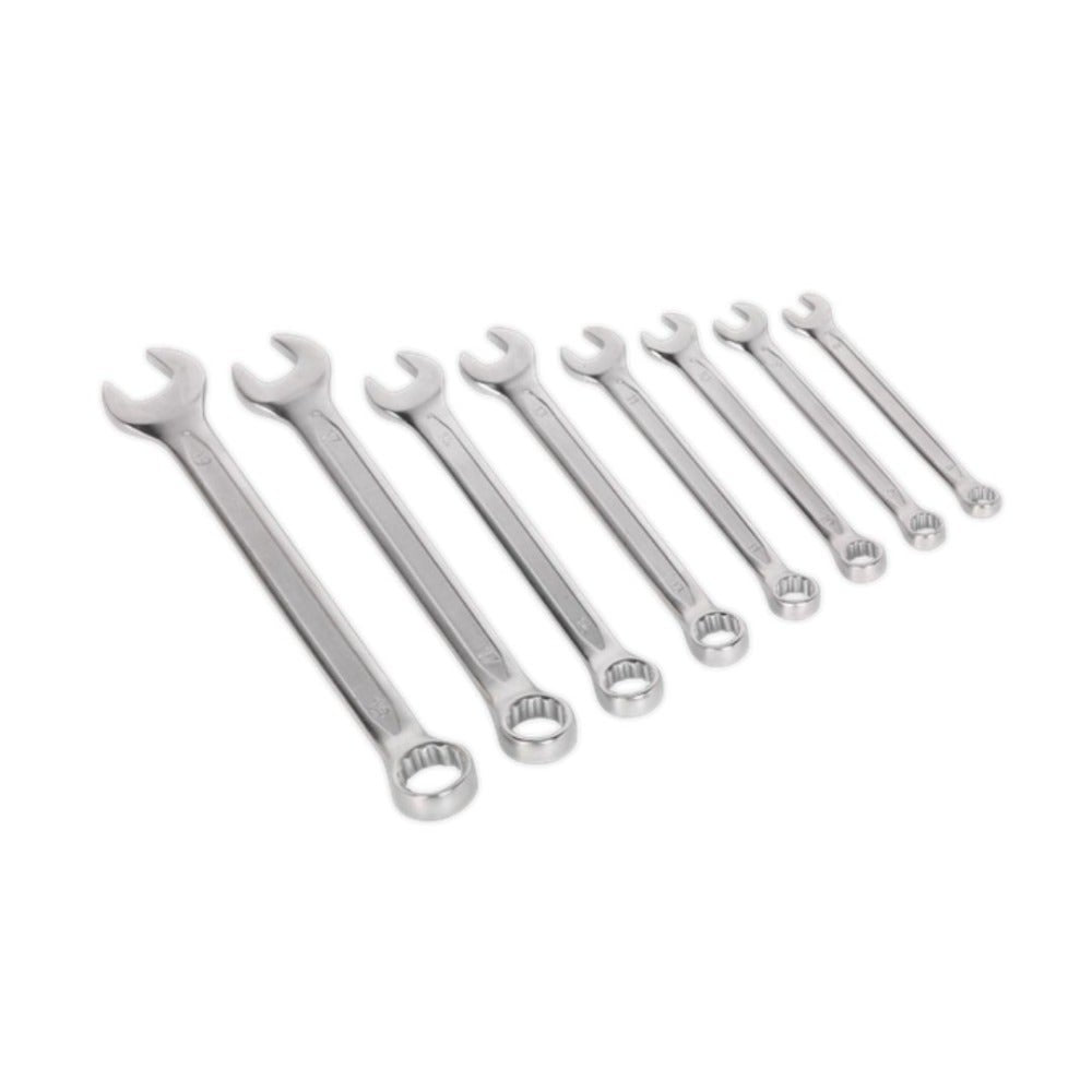 Sealey AK63252 Combination Spanner Set 8pc Cold Stamped Metric