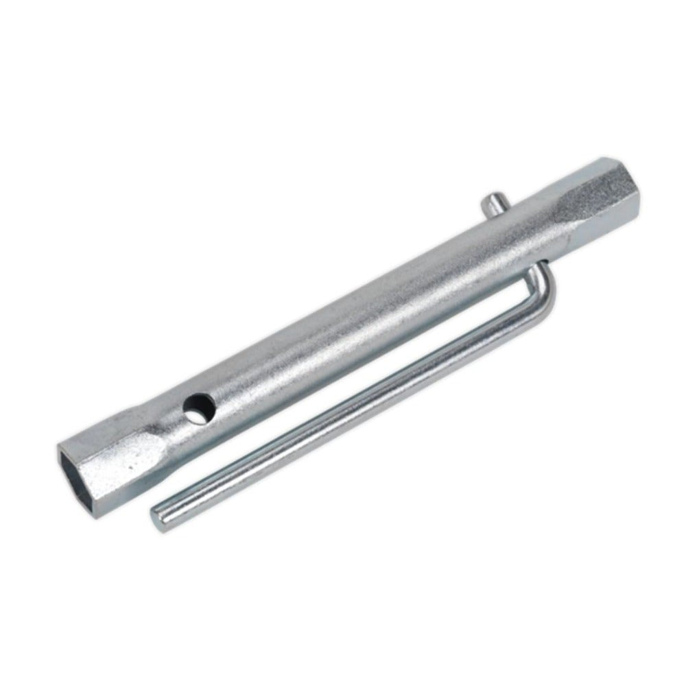 Sealey MS160 Long Reach Double End Spark Plug Box Spanner with L-Bar 14/16mm
