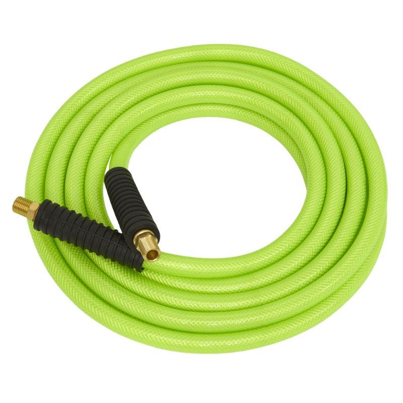 Sealey AHFC15 Air Hose High-Visibility 15m x Ø8mm with 1/4"BSP Unions