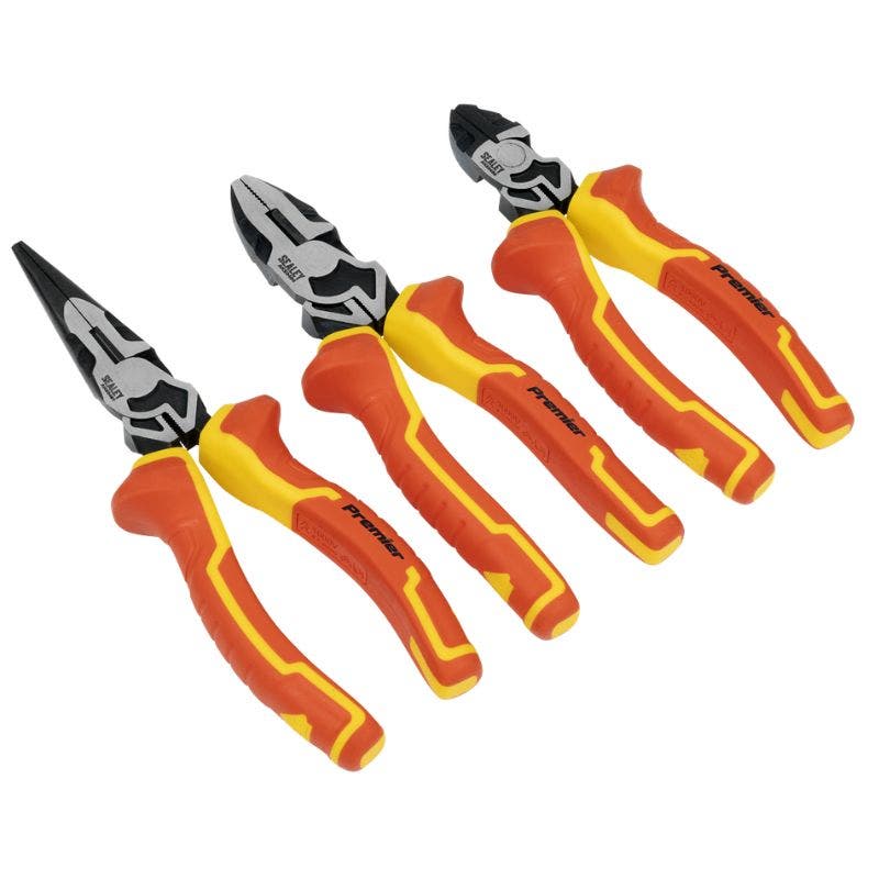 Sealey AK83452 Pliers Set 3pc VDE Approved