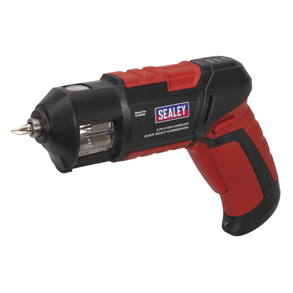 Sealey CP36MS Cordless Quick Select Screwdriver 3.7V 14pc