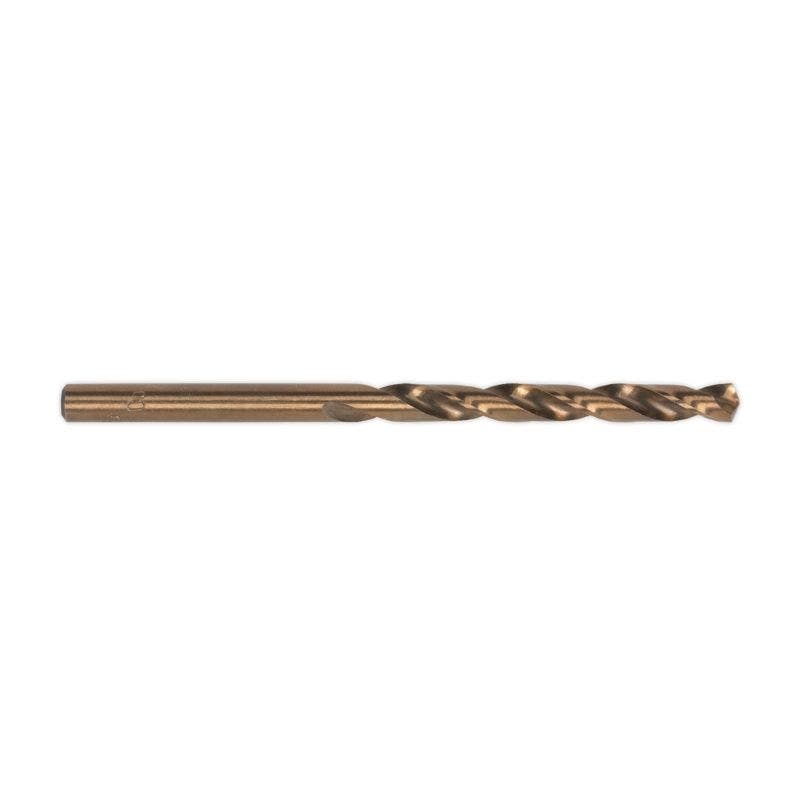 Sealey DB035CB HSS Cobalt Fully Ground Drill Bit Ø3.5mm Pack of 10