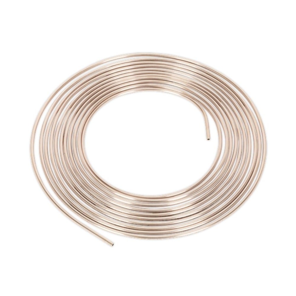 Sealey CNP316 Brake Pipe Seamless Tube Cupro-Nickel 22 Gauge 3/16" x 25ft BS EN 12449 CW024A