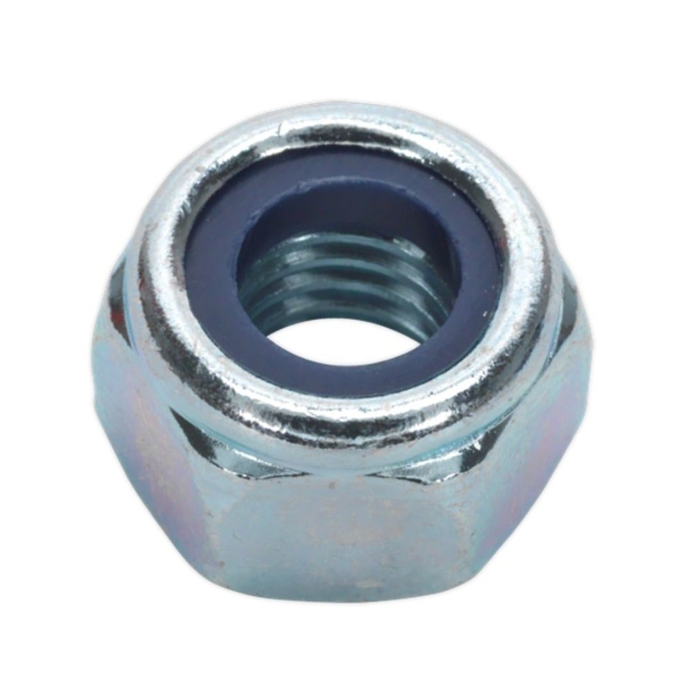 Sealey NLN10 Nylon Locknut M10 Zinc Pack of 100