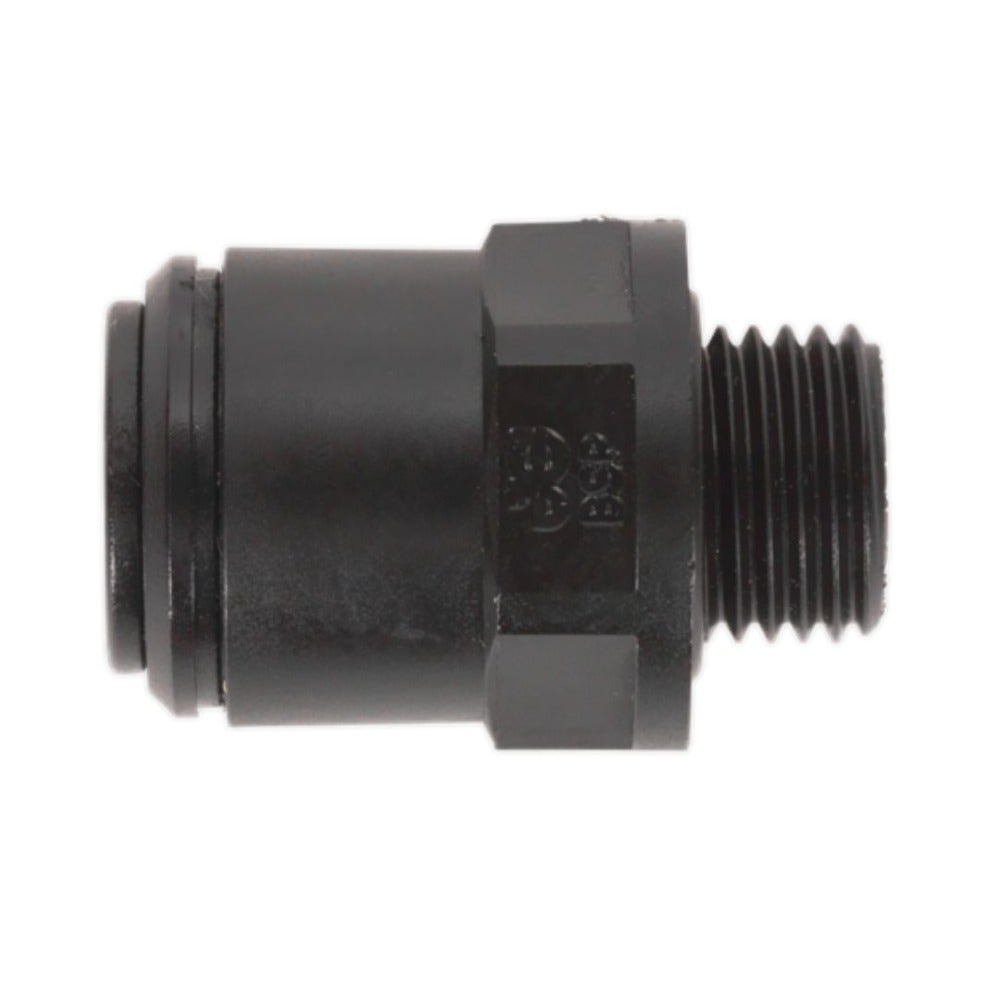 Sealey JGC614 Straight Adaptor 6mm x 1/4"BSP Pack of 5 (John Guest Speedfit® - PM010612E)