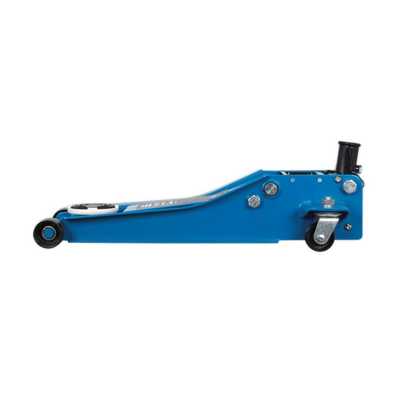 Sealey 2001LEBL Low Profile Trolley Jack with Rocket Lift 2.25 Tonne - Blue