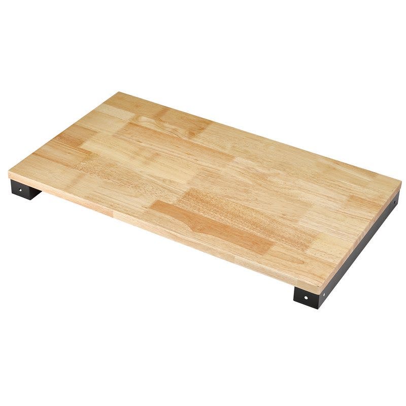 BUNKER 23644 Modular Hardwood Worktop for 3 Tier Tool Trolley with Pull Handle