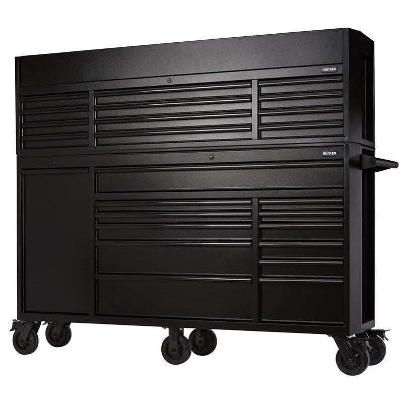 BUNKER 24253 25 Drawer Combined Roller Cabinet and Tool Chest, 72"