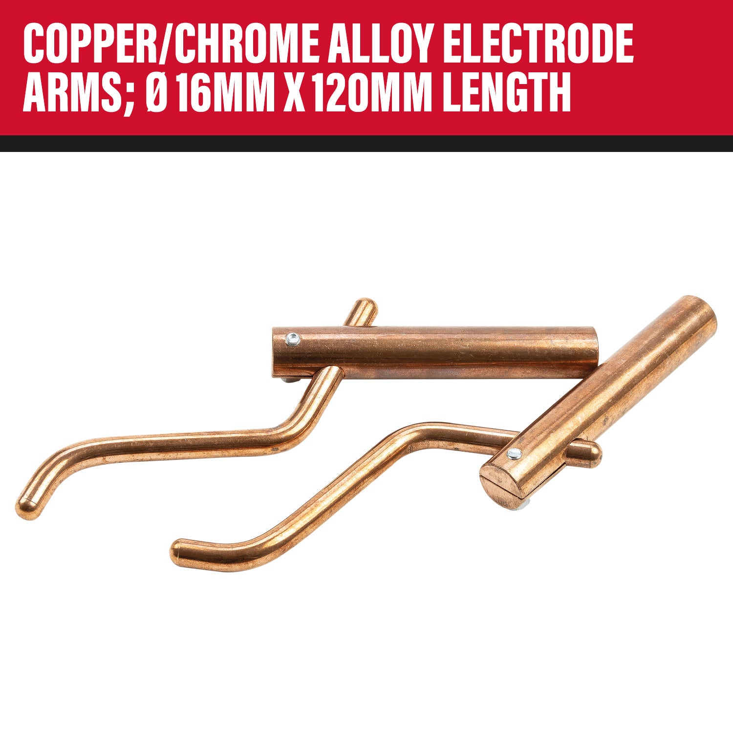 SIP Spot Welder 120mm Arms with Swan Neck Electrodes (ø 16mm)