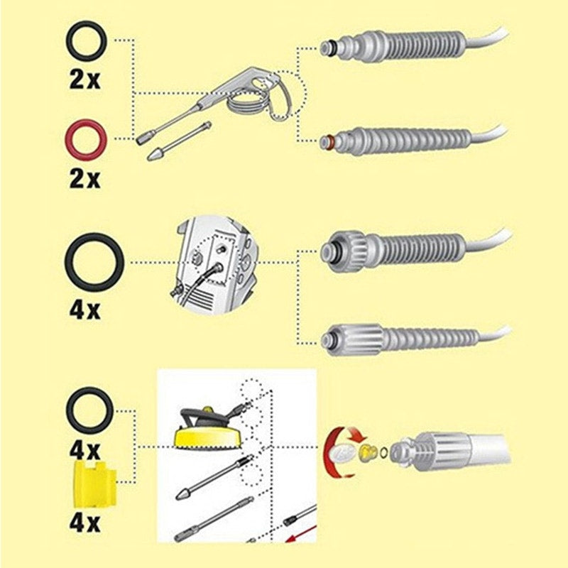 Karcher O-ring Replacement Set for Pressure Washers