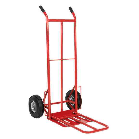 Sealey CST990 Sack Truck with Pneumatic Tyres & Folding 250kg Capacity