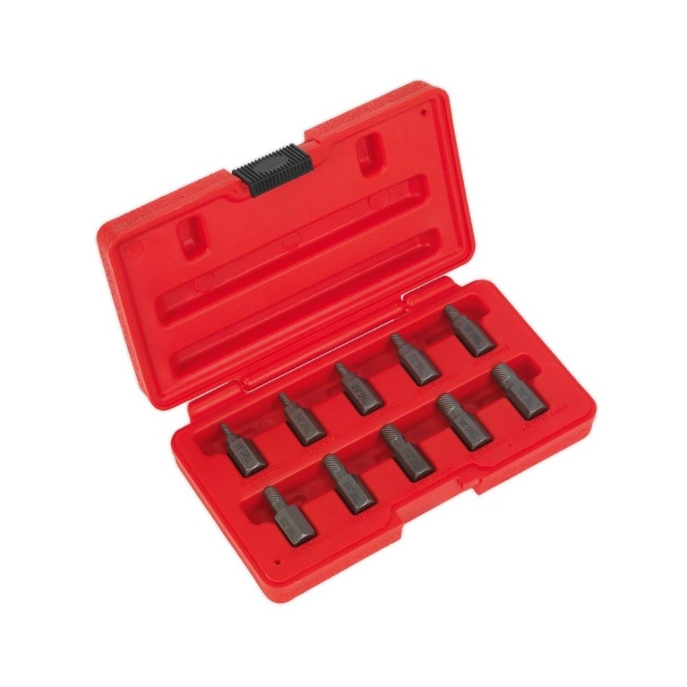 Sealey AK8181 Multi-Spline Screw Extractor Set 10pc