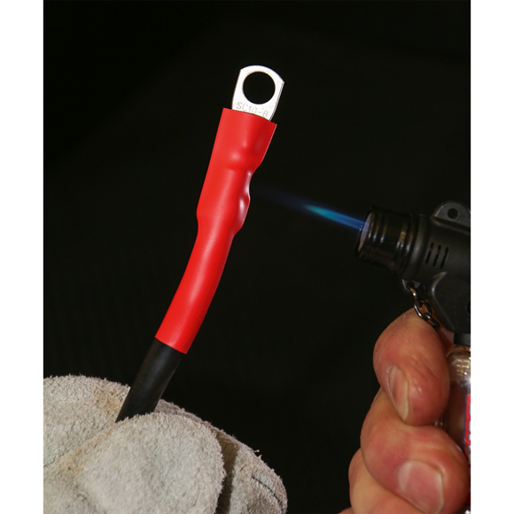 Sealey HST12708R Heat Shrink Tubing Red Ø12.7-6.4mm 8m