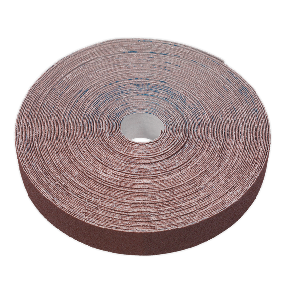 Sealey ERB255080 Emery Roll Brown 25mm x 50m 80Grit