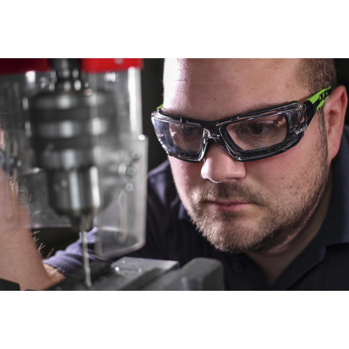 Sealey SSP68 Worksafe® Safety Spectacles with EVA Padding - Clear Lens