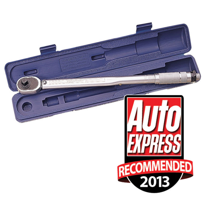 Draper 30357 Ratchet Torque Wrench 1/2" SQ. DR., 30 - 210NM/22.1 - 154.9LB-FT
