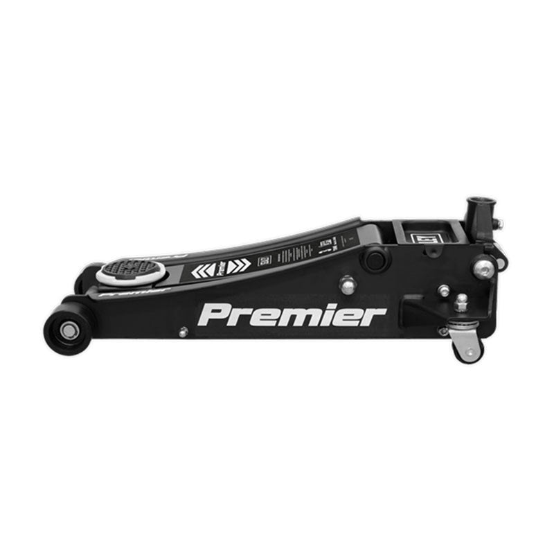 Sealey 3040AB Trolley Jack 3tonne Rocket Lift Black