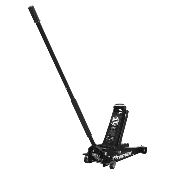 Sealey 3040ABCOMBO 3tonne Trolley Jack with Super Rocket Lift & Axle Stands (Pair)