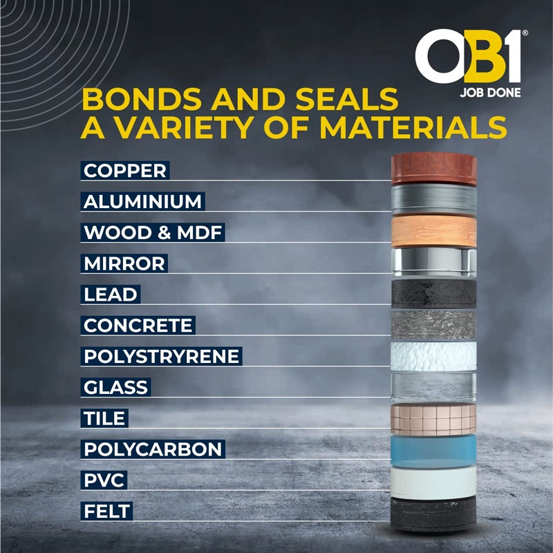 OB1 Multi-Surface Sealant & Adhesive Tub 80ml