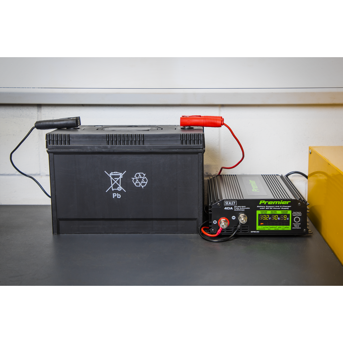 Sealey SPBC40 Battery Support Unit & Charger 40A
