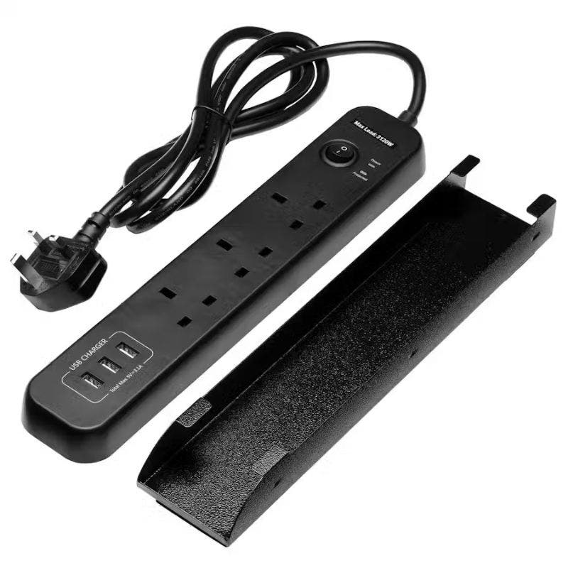 BUNKER 31713 UK Power Strip with Magnetic Holder