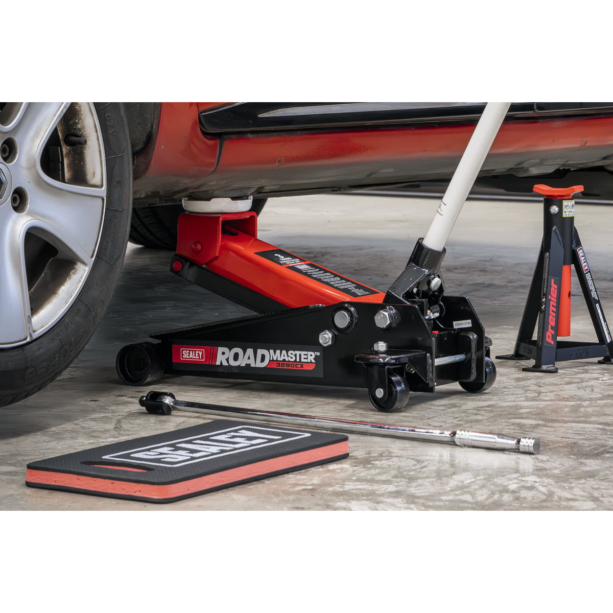Sealey 3290CXCOMBO Trolley Jack 3tonne Combo