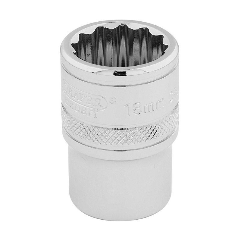 Draper 33097 1/2" Square Drive Hi-Torq 12 Point Socket (12m)