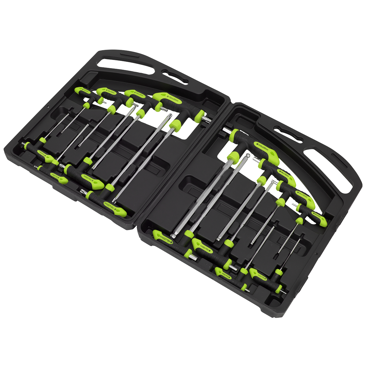Sealey S0916 T-Handle TRX-Star & Hex Key Set 16pc