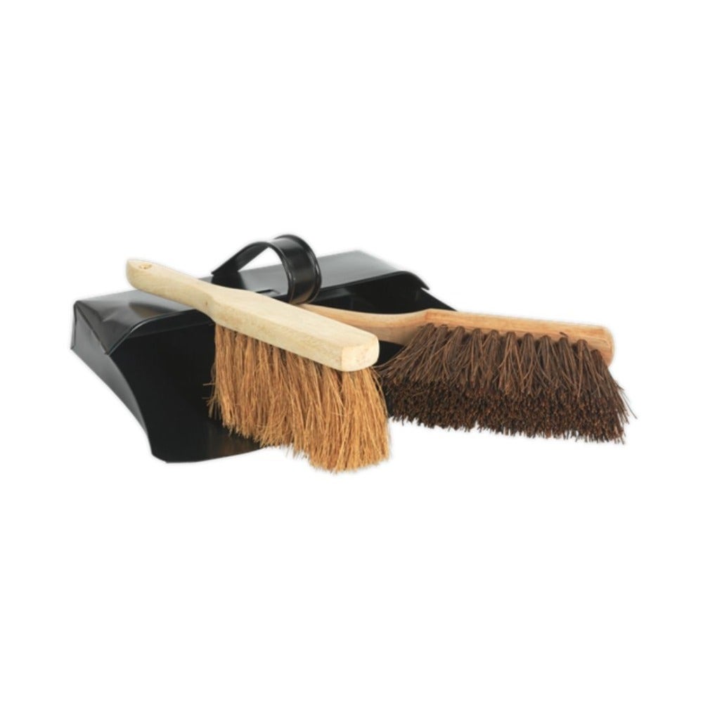 Sealey BM26 Dustpan & Brushes Metal