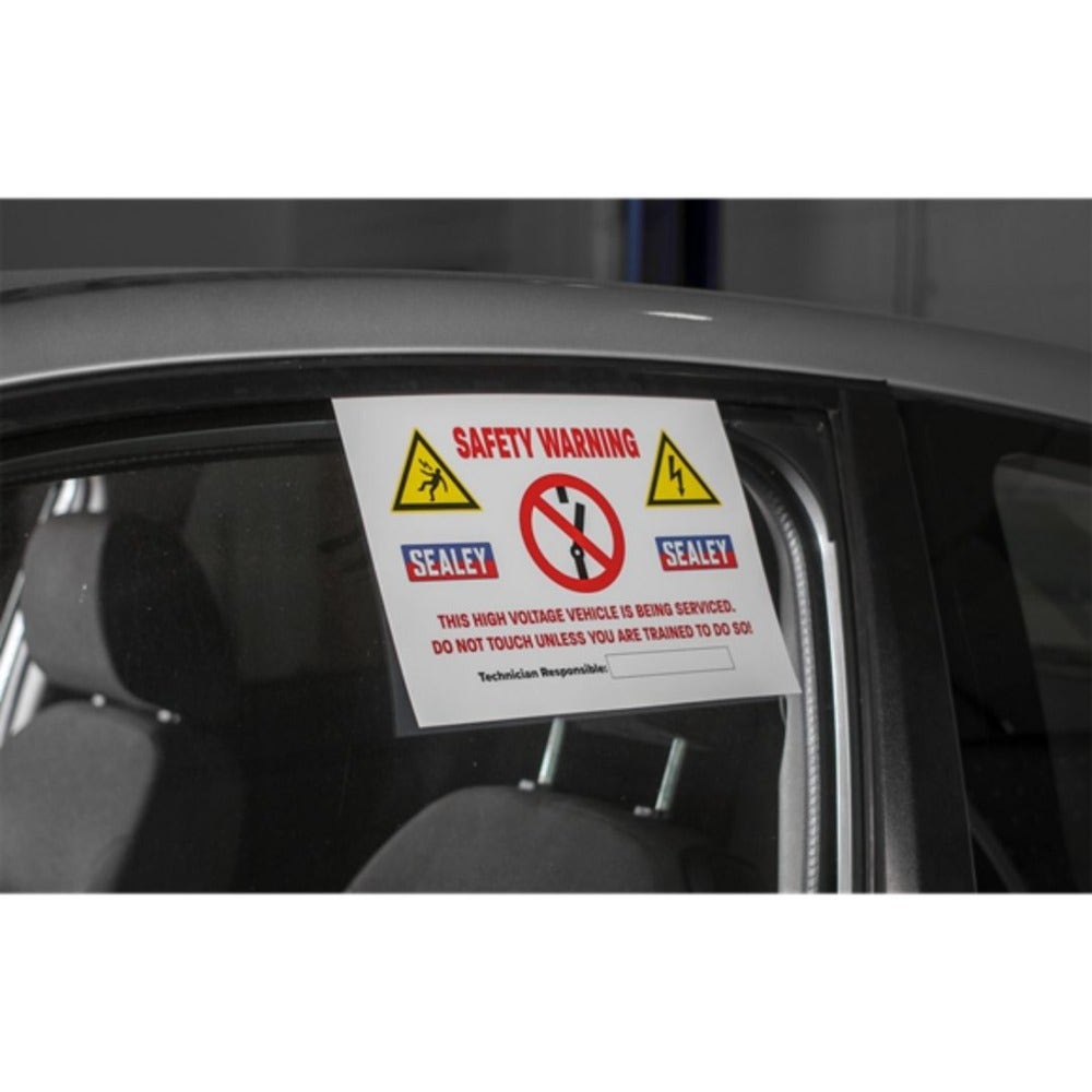 Sealey HYBRIDSIGN Hybrid/Electric Vehicle Warning Sign