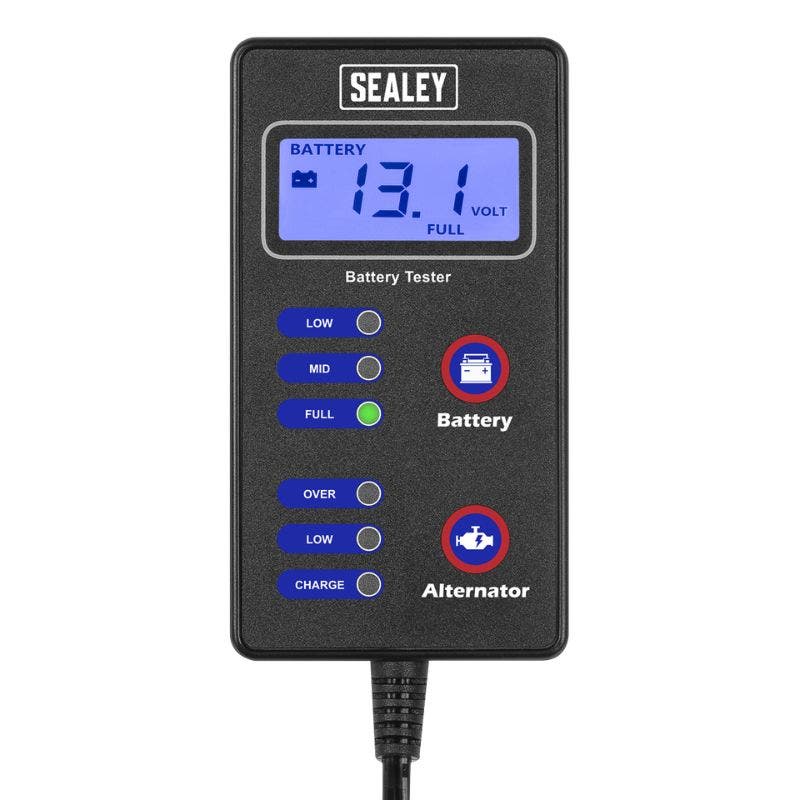 Sealey AK500 Battery & Alternator Tester 12V - LCD Screen