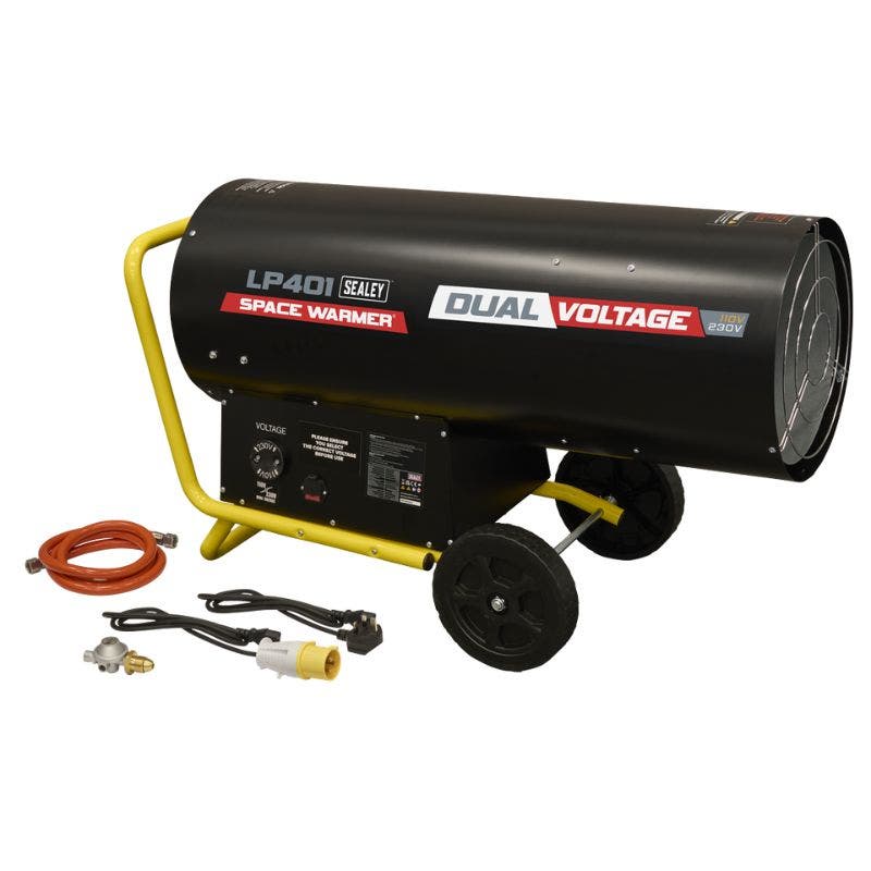 Sealey LP401 Space Warmer Propane Heater 210,000-400,000Btu/hr