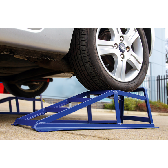 Sealey CAR2000 Car Ramps 1tonne Capacity per Ramp 2tonne Capacity per Pair