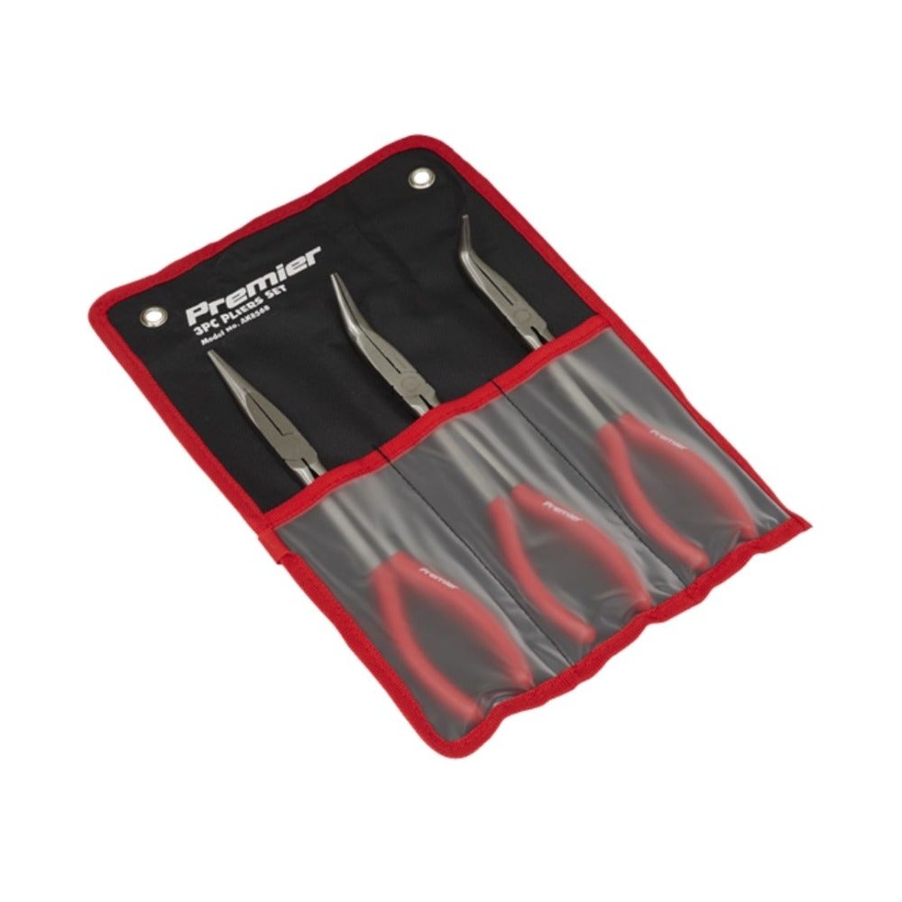 Sealey AK8568 Needle Nose Pliers Set 3pc 280mm