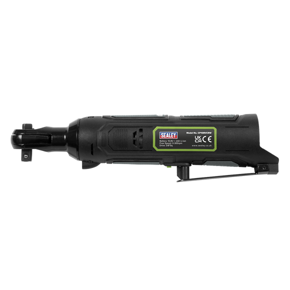 Sealey CP108VCRW Cordless Ratchet Wrench 45Nm 3/8"Sq Drive 10.8V 2Ah