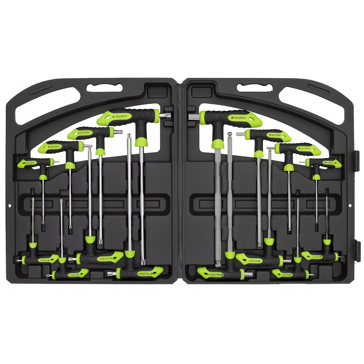 Sealey S0916 T-Handle TRX-Star & Hex Key Set 16pc