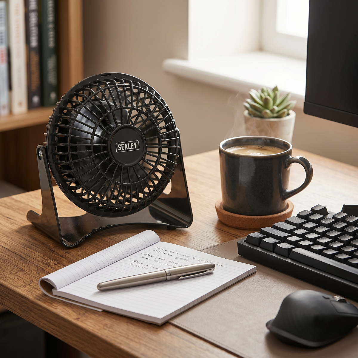Sealey SFF04 Desk Fan Mini 4" 230V