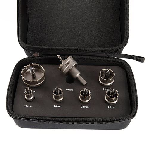 Starrett TCT Stainless Steel Hole Saw Kit 7 PC KSM07001