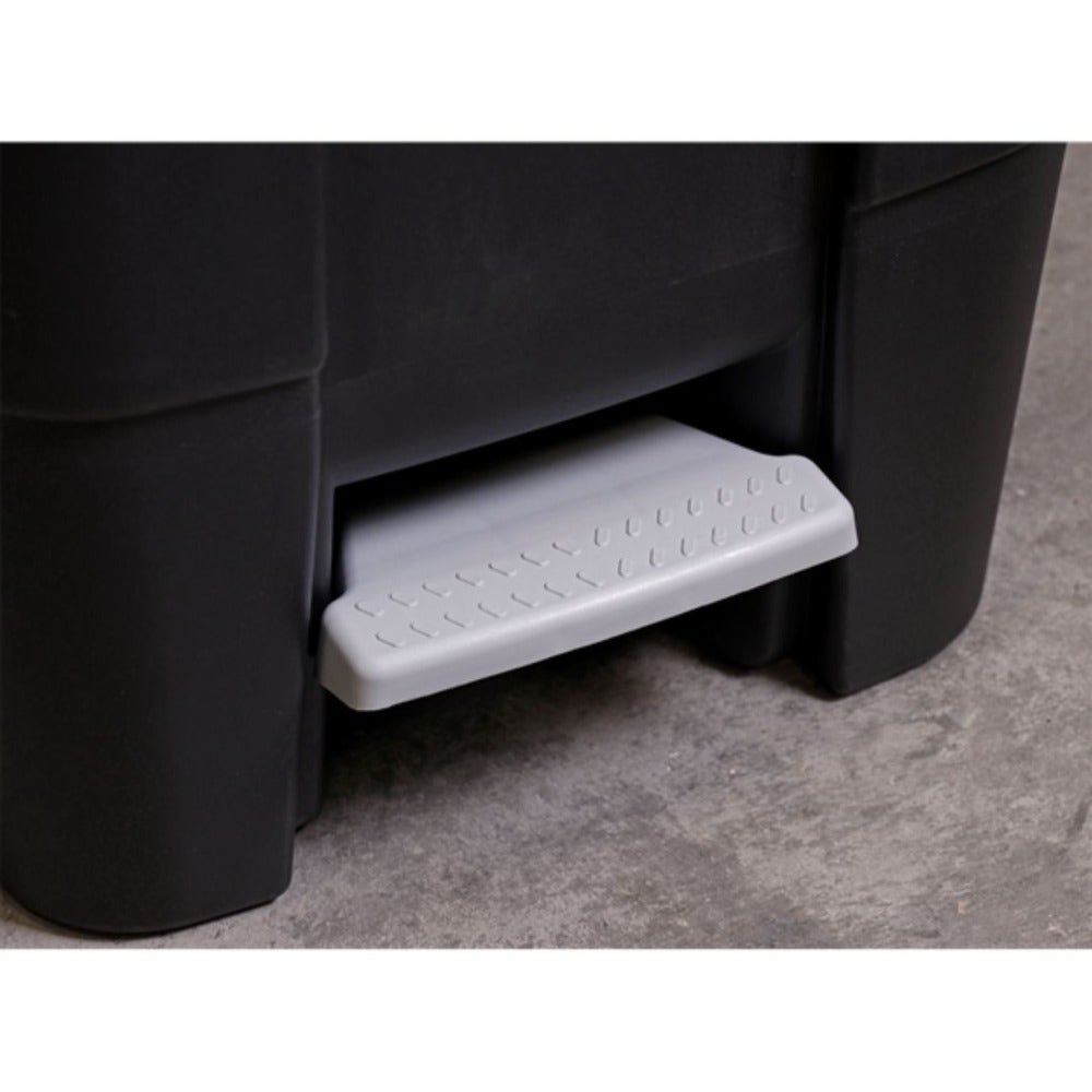 Sealey BM100P Refuse/Wheelie Bin with Foot Pedal 100L - Black