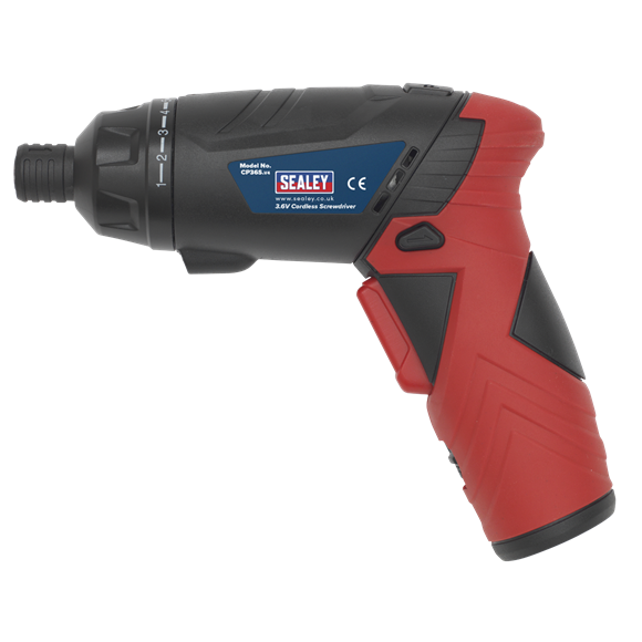 Sealey CP36S Cordless Screwdriver Set 53pc 3.6V Lithium-ion