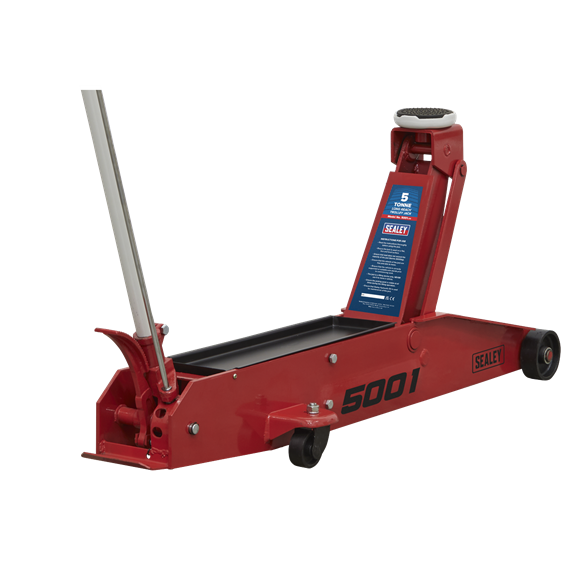 Sealey 5001 Premier Long Reach Trolley Jack 5 Tonne