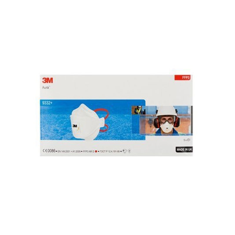 3M Aura Disposable FFP3 Respirator 9332+ (10 Pack)