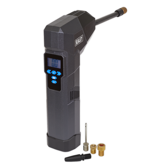 Sealey CTI120 Compact Rechargeable Tyre Inflator & Power Bank with Work Light