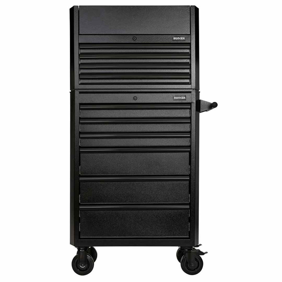 BUNKER 24247 10 Drawer Combined Roller Cabinet and Tool Chest, 26"
