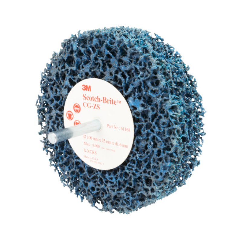3M 61168 Scotch Brite Roloc Clean and Strip Disc CG-ZS 100 mm x 25 mm x 6 mm
