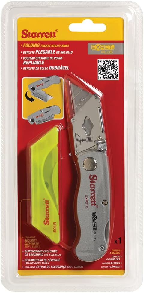 Starrett Folding Pocket Utility Knife - KUXP010-N