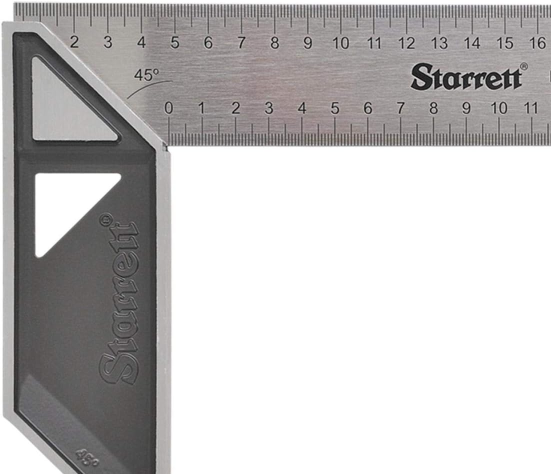 Starrett K53M-200-S Carpenter Try Square for Woodworking