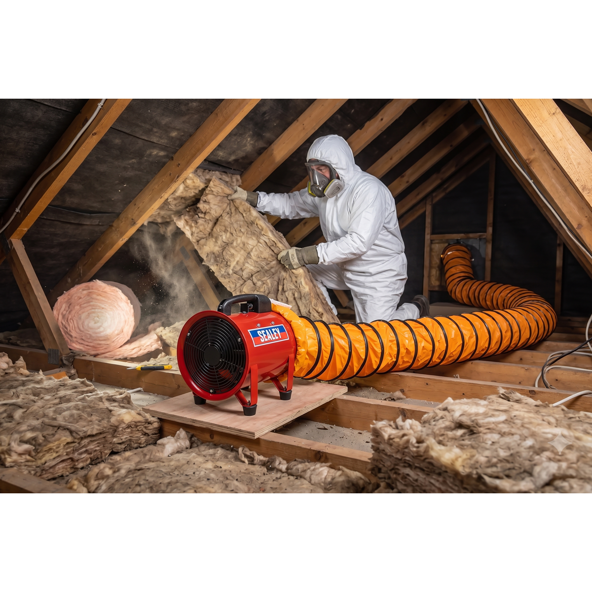 Sealey VEN200AK2 Flexible Ducting 200mm 10m