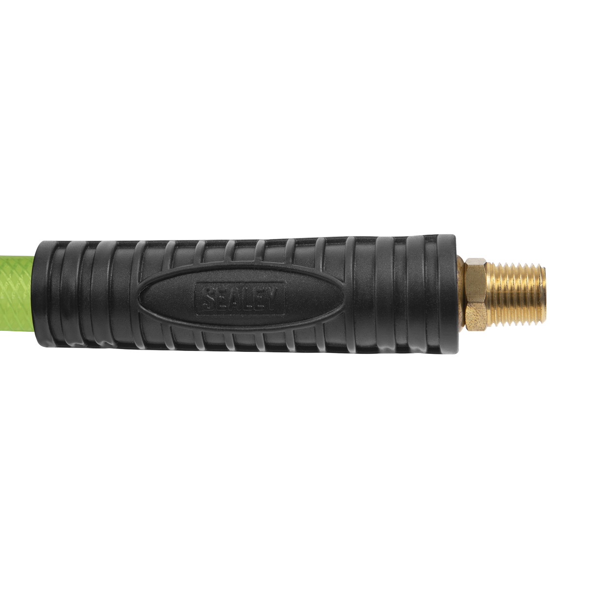 Sealey SA841HV 15m Retractable High-Visibility TPR Air Hose with Metal Reel 10mm ID