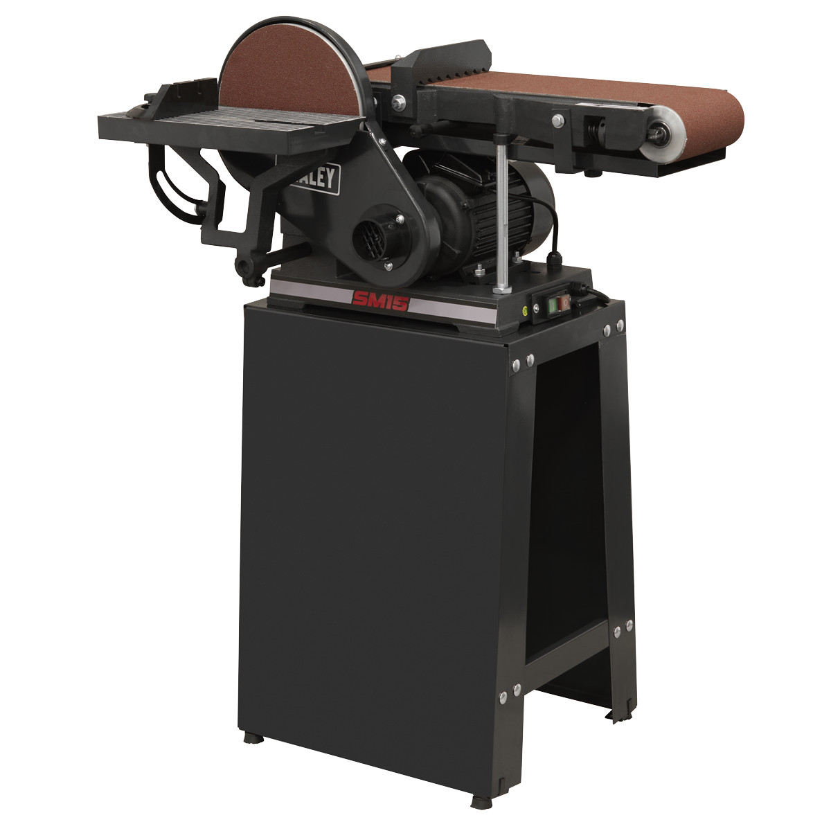 Sealey SM15 Belt/Disc Sander Floor Standing 1220 x 150mm/230mm